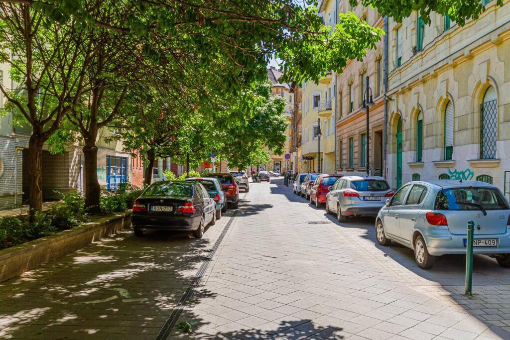 Roomy Apartment 80Sqm At City Center Free Parking Space, Ac & Balcony بودابست المظهر الخارجي الصورة